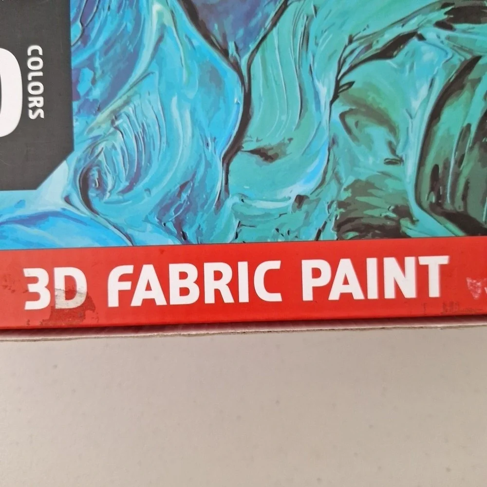 Magicfly 3D Fabric Permanent Paint 40 Color, Puffy Paint 1 Fl Oz A112